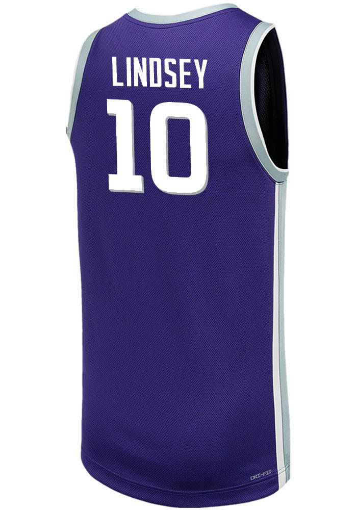 Taymont Lindsey Nike K-State Wildcats Purple Replica Name And Number Jersey