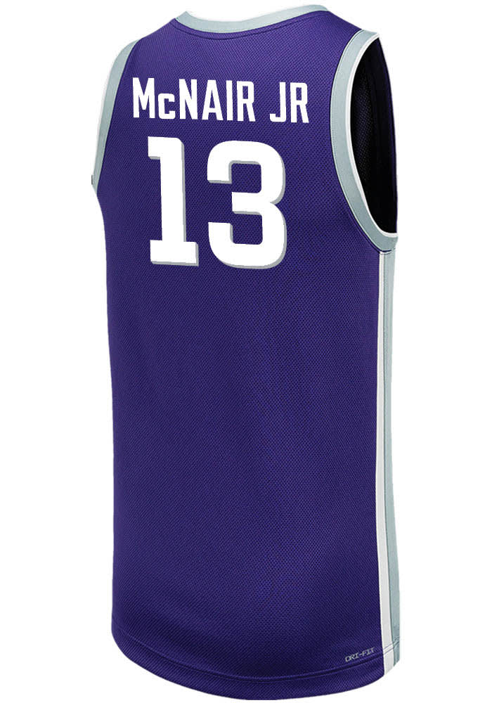 Will McNair Jr. Nike K-State Wildcats Purple Replica Name And Number Jersey