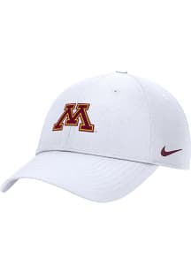 Nike White Minnesota Golden Gophers Club Cap Unstructured ADJ Adjustable Hat