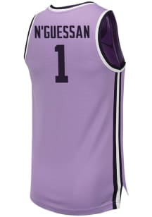 David N’Guessan  Nike K-State Wildcats Lavender Replica Name And Number Jersey