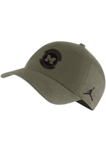 Nike Michigan Wolverines Campus Cap Adjustable Hat - Green