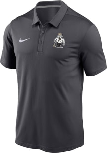 Nike Purdue Boilermakers Mens Grey Vintage Alt Logo Varsity Short Sleeve Polo