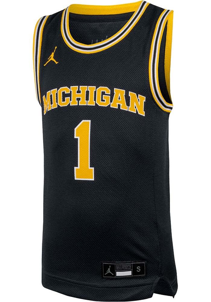 Nike Youth PITCHBLUE Michigan Wolverines Replica Basketball