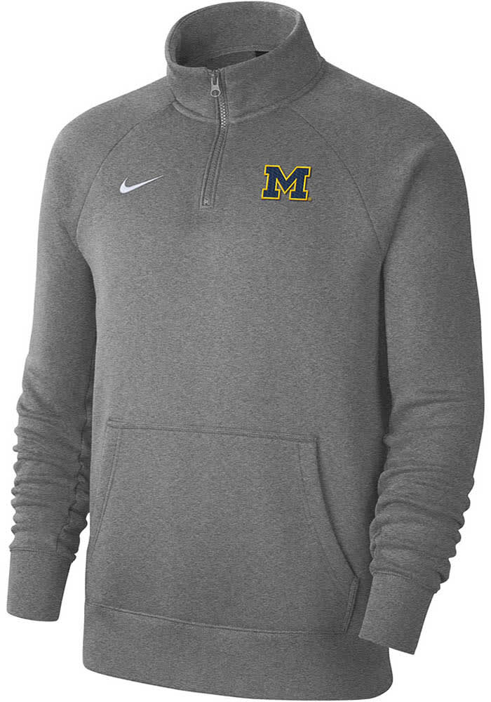 よっちゃまん 2XLサイズ NIKE 衣料 Nike Michigan Wolverines Mens Dark Grey Heather Club Fleece