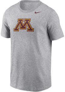 Minnesota Golden Gophers Grey Nike Primary Logo  Legend Short Sleeve T Shirt