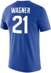 D.J. Wagner Kentucky Wildcats Blue NIL Short Sleeve Player T Shirt
