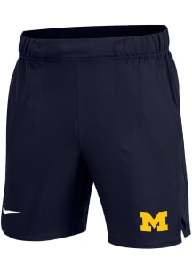 Mens Michigan Wolverines Navy Blue Nike Victory Shorts