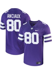 Will Anciaux  Nike K-State Wildcats Purple NIL Game Name And Number Football Jersey