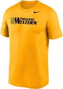 Nike Missouri Western Griffons Gold Legend Team Logo Short Sleeve T Shirt