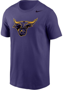 Nike Minnesota State Mankato Mavericks Purple Legend Primary Logo Short Sleeve T Shirt