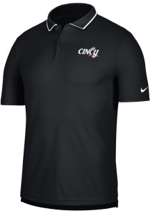 Mens Cincinnati Bearcats Black Nike Golf Collegiate Short Sleeve Polo Shirt