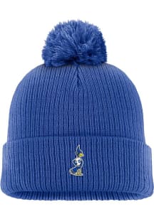 Nike Creighton Bluejays Blue Peak Cuff Pom Mens Knit Hat