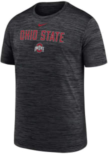 Youth Ohio State Buckeyes Black Nike Velocity Short Sleeve T-Shirt