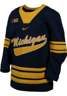 Youth Michigan Wolverines Navy Blue Nike Hockey Hockey Jersey Jersey