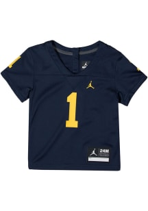 Baby Michigan Wolverines Navy Blue Nike Untouchable Football Jersey Jersey