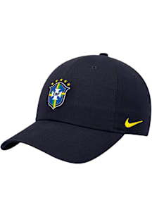 Nike Brazil National Team Ripstop 5 Panel DF Bozz Club Adjustable Hat - Navy Blue