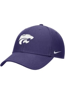 K-State Wildcats Nike Youth Club Cap Youth Adjustable Hat - Purple