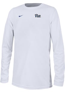 Nike Pitt Panthers Youth White SL Legend Team Issue Long Sleeve T-Shirt