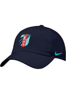 Nike KC Current Logo Club Unstructured Adjustable Hat - Navy Blue