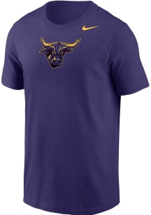Nike Minnesota State Mankato Mavericks Purple Primary Team Logo Short Sleeve T Shirt