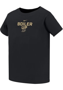 Toddler Purdue Boilermakers Black Nike Cotton Short Sleeve T-Shirt