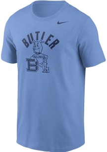 Nike Butler Bulldogs Light Blue Vintage Logo Valor Blue Short Sleeve T Shirt
