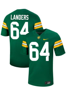 Kamarii Landers  Nike Baylor Bears Green Game Name And Number Football Jersey
