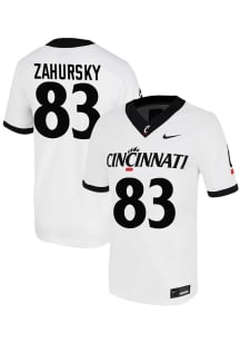 Devyn Zahursky  Nike Cincinnati Bearcats White Game Name And Number Football Jersey