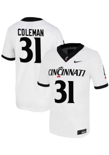 Simeon Coleman Nike Mens White Cincinnati Bearcats Game Name And Number Football Jersey