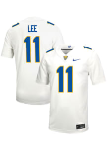 Censere Lee Nike Mens White Pitt Panthers Game Name And Number Football Jersey