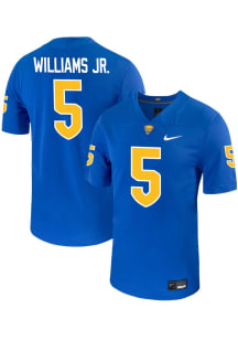 Raphael Williams  Mens Blue Pitt Panthers Game Name And Number Football Jersey