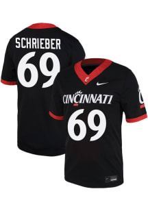 JP Schrieber  Nike Cincinnati Bearcats  NIL Game Football Jersey