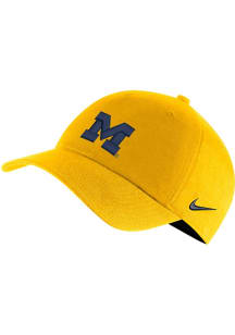 Michigan Wolverines Nike Youth Campus Design Youth Adjustable Hat - Yellow