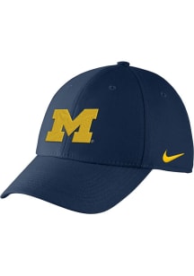 Michigan Wolverines Nike Swoosh Flex Flex Hat - Navy Blue