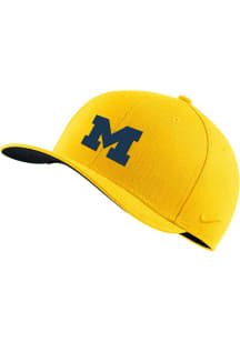 Michigan Wolverines Nike Swoosh Flex Design Flex Hat - Yellow