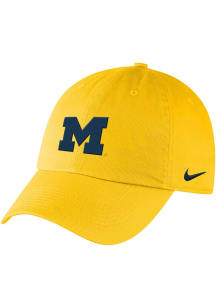 Michigan Wolverines Nike Womens Campus Womens Adjustable Hat - Yellow