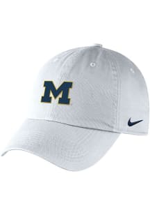 Michigan Wolverines Nike Womens Campus Womens Adjustable Hat - White