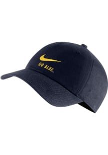 Nike Navy Blue Michigan Wolverines Campus Graphics Adjustable Hat