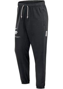 Mens K-State Wildcats Black Nike Travel Sweatpants