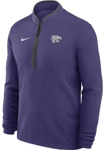 Nike K-State Wildcats Mens Purple Victory Long Sleeve Qtr Zip Pullover