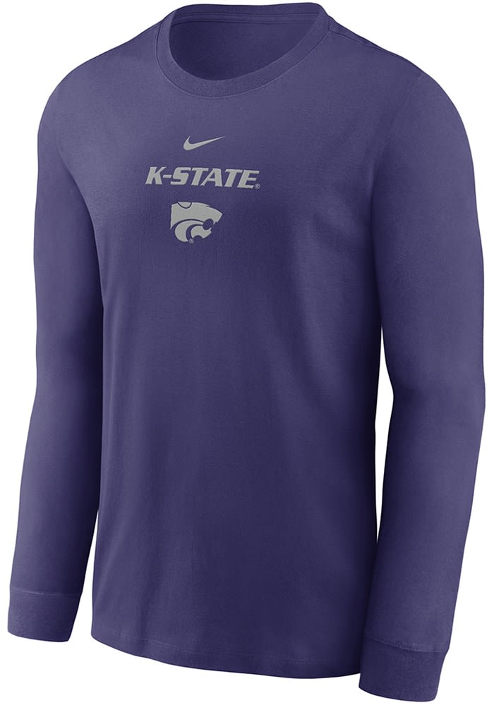 Nike Mens PURPLE K-State Wildcats Practice Dri-FIT T-Shirt