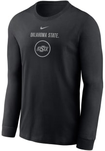 Nike Oklahoma State Cowboys Black Practice Dri-FIT Long Sleeve T-Shirt