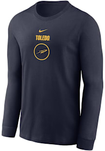 Nike Toledo Rockets Navy Blue Practice Dri-FIT Long Sleeve T-Shirt