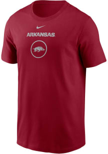 Nike Arkansas Razorbacks Cardinal Practice Dri-FIT Short Sleeve T Shirt