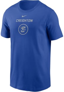 Nike Creighton Bluejays Blue Practice Dri-FIT Short Sleeve T Shirt