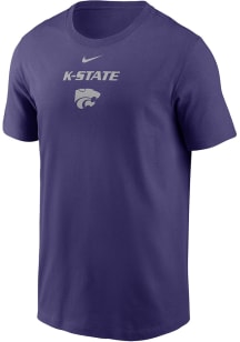 K-State Wildcats Purple Nike Practice Dri-FIT Short Sleeve T Shirt