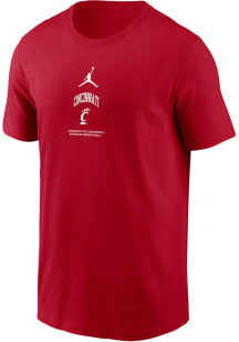 Cincinnati Bearcats Red Nike Team Short Sleeve T Shirt