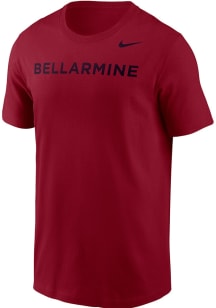 Nike Bellarmine Knights Maroon Wordmark Short Sleeve T Shirt