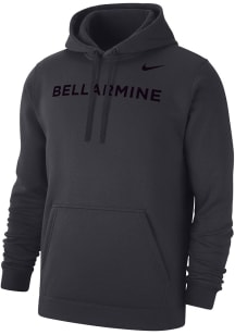 Nike Bellarmine Knights Mens Grey Wordmark Long Sleeve Hoodie