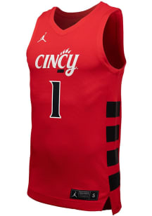 Mens Cincinnati Bearcats Red Nike Replica Basketball Jersey